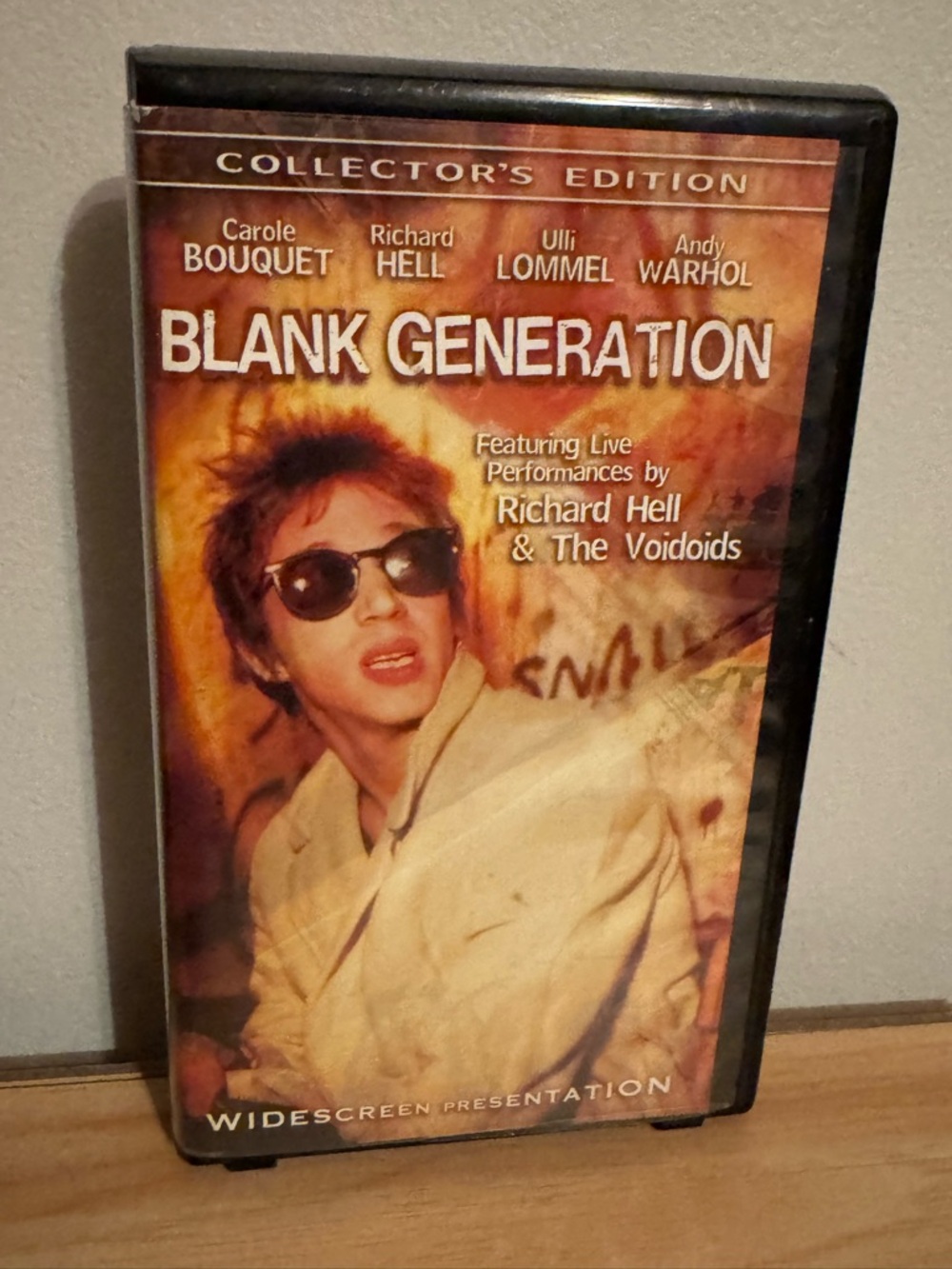 Blank Generation Collector's Edition VHS - Vintage Cover Art